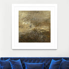 Quiet Marsh II by Sharon Gordon on GIANT ART - brown abstract