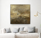 Quiet Marsh II by Sharon Gordon on GIANT ART - brown abstract