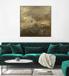 Quiet Marsh II by Sharon Gordon on GIANT ART - brown abstract