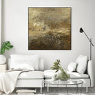 Quiet Marsh II by Sharon Gordon on GIANT ART - brown abstract