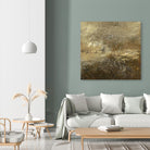 Quiet Marsh II by Sharon Gordon on GIANT ART - brown abstract