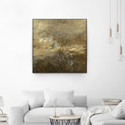 Quiet Marsh II by Sharon Gordon on GIANT ART - brown abstract