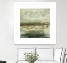 Quiet Marsh IV by Sharon Gordon on GIANT ART - green abstract