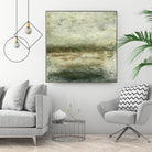 Quiet Marsh IV by Sharon Gordon on GIANT ART - green abstract