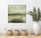 Quiet Marsh IV by Sharon Gordon on GIANT ART - green abstract