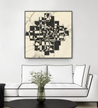 Modern Map of Atlanta by Nikki Galapon on GIANT ART - maps & flags