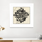 Modern Map of Atlanta by Nikki Galapon on GIANT ART - maps & flags