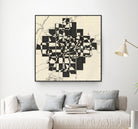 Modern Map of Atlanta by Nikki Galapon on GIANT ART - maps & flags