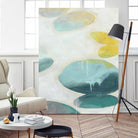 Stacking Stones I by June Erica Vess on GIANT ART - blue abstract