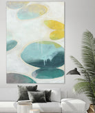 Stacking Stones I by June Erica Vess on GIANT ART - blue abstract