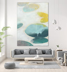 Stacking Stones I by June Erica Vess on GIANT ART - blue abstract