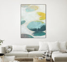 Stacking Stones I by June Erica Vess on GIANT ART - blue abstract