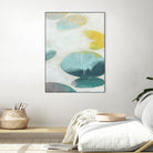 Stacking Stones I by June Erica Vess on GIANT ART - blue abstract