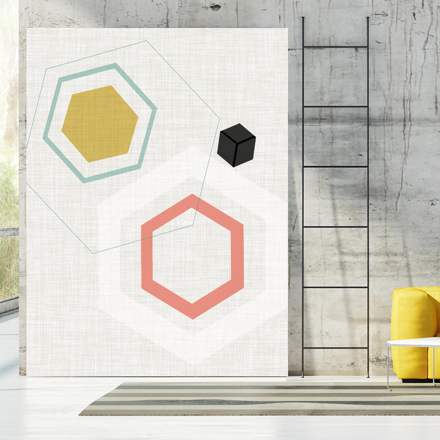 Mod Geometry II by Jarman Fagalde on GIANT ART - abstract