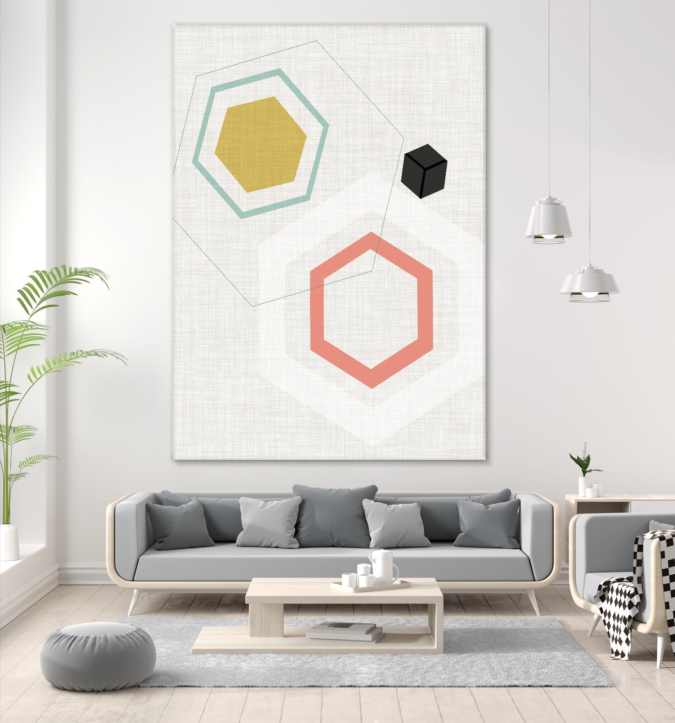 Mod Geometry II by Jarman Fagalde on GIANT ART - abstract