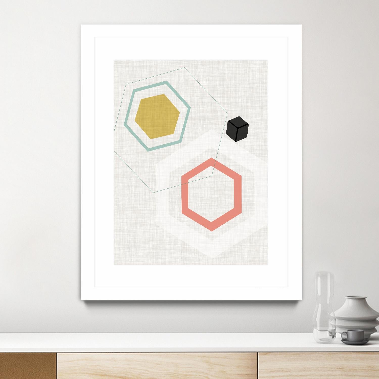 Mod Geometry II by Jarman Fagalde on GIANT ART - abstract