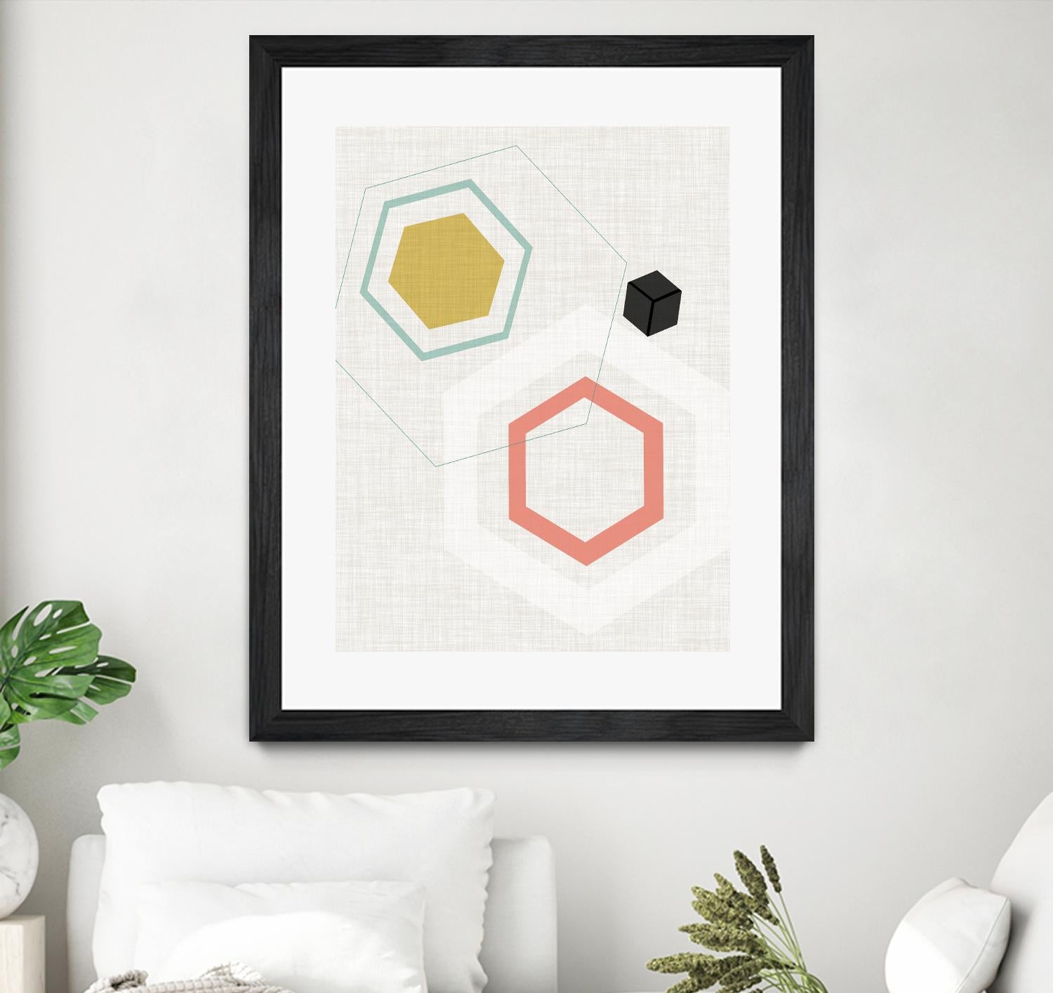 Mod Geometry II by Jarman Fagalde on GIANT ART - abstract