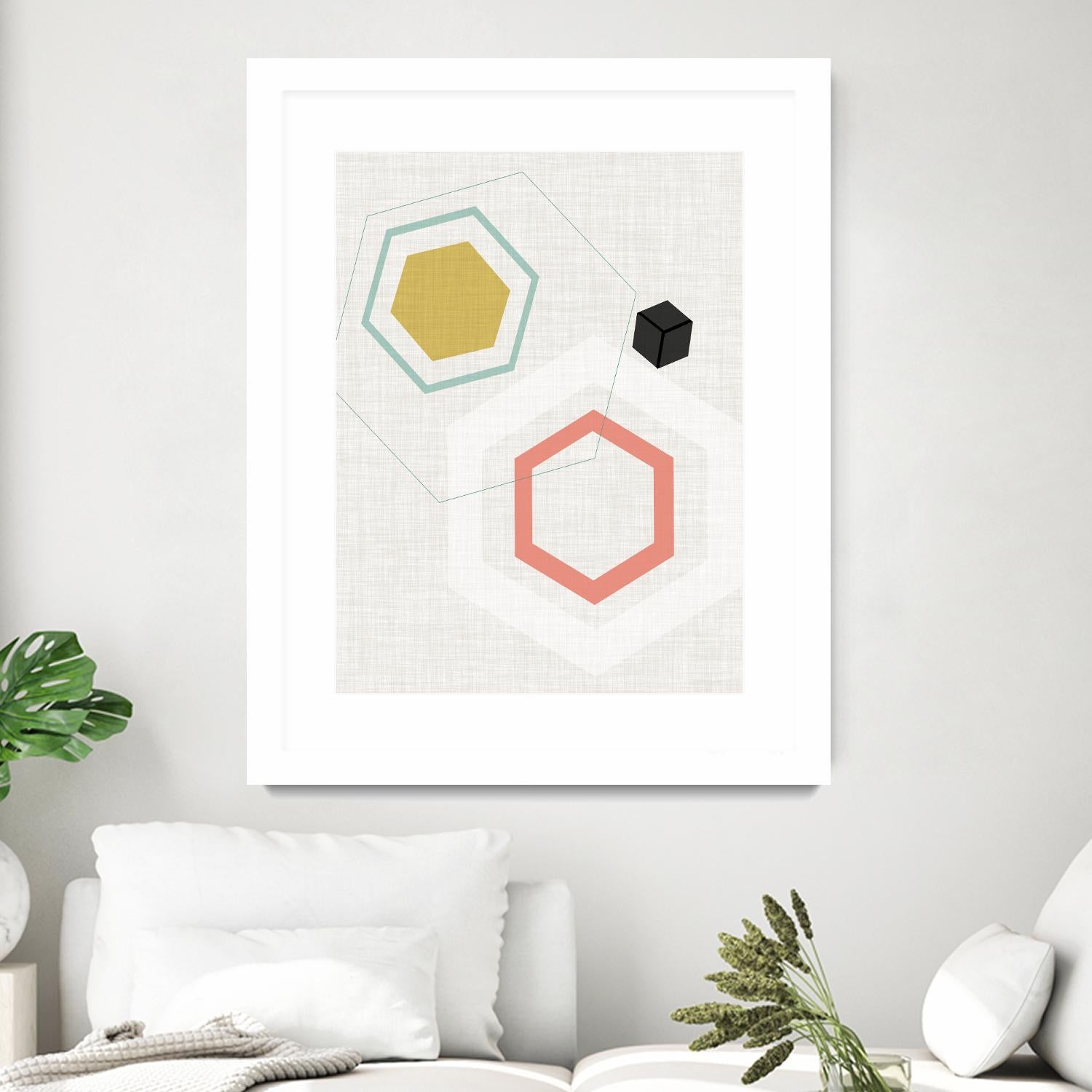 Mod Geometry II by Jarman Fagalde on GIANT ART - abstract