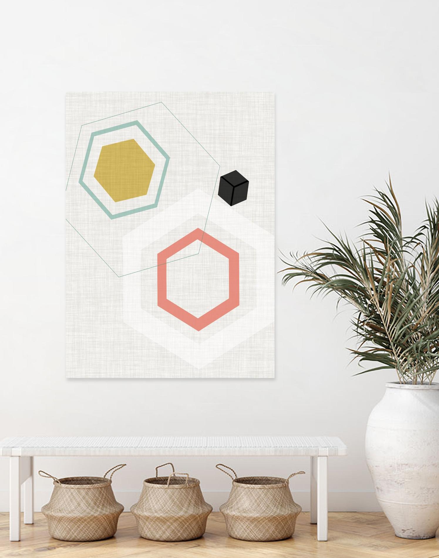 Mod Geometry II by Jarman Fagalde on GIANT ART - abstract