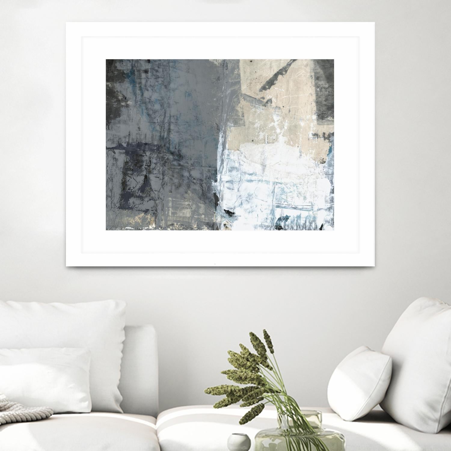 Shades of Grey I by Elena Ray on GIANT ART - abstract