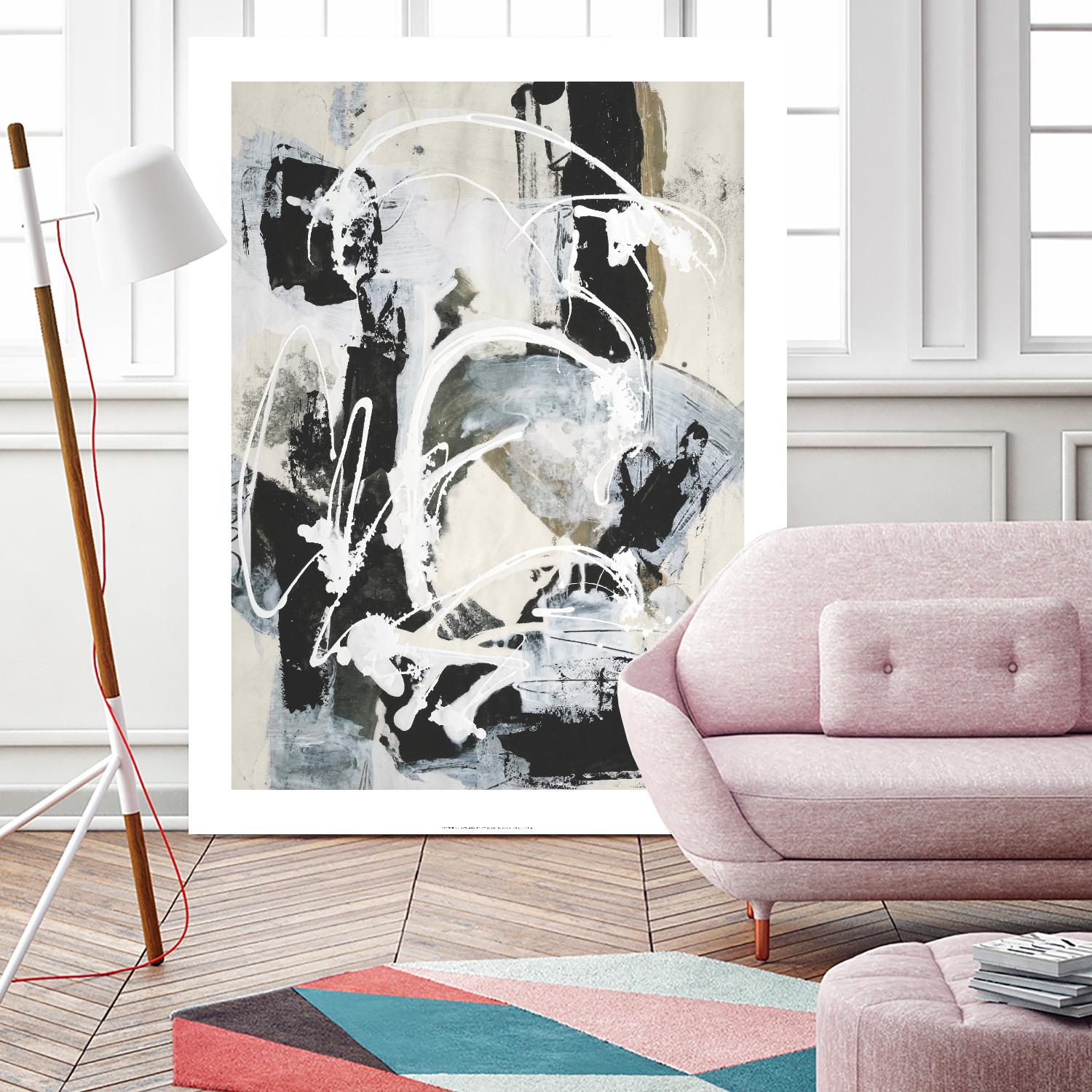 Nature's Winterland I by Joyce Combs on GIANT ART - white abstract abstract