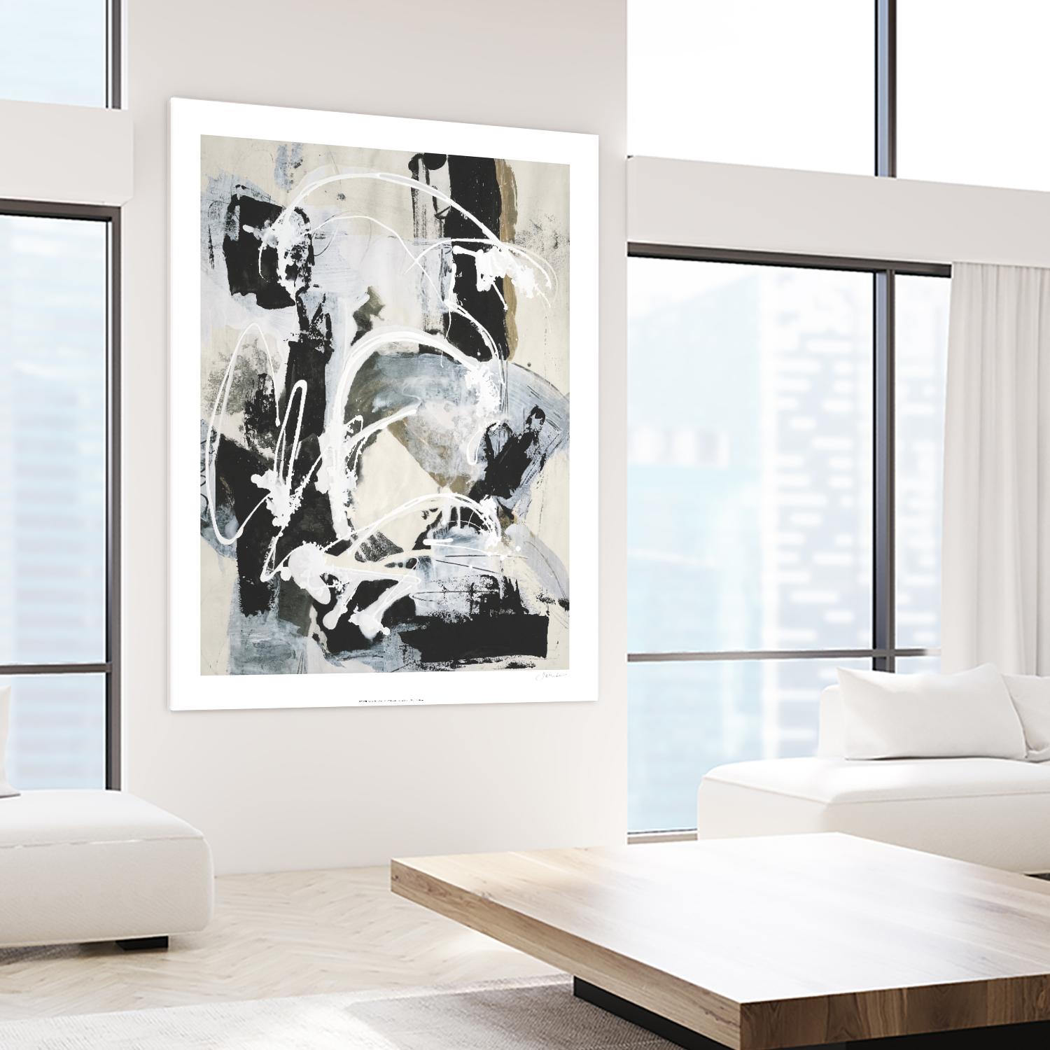 Nature's Winterland I by Joyce Combs on GIANT ART - white abstract abstract