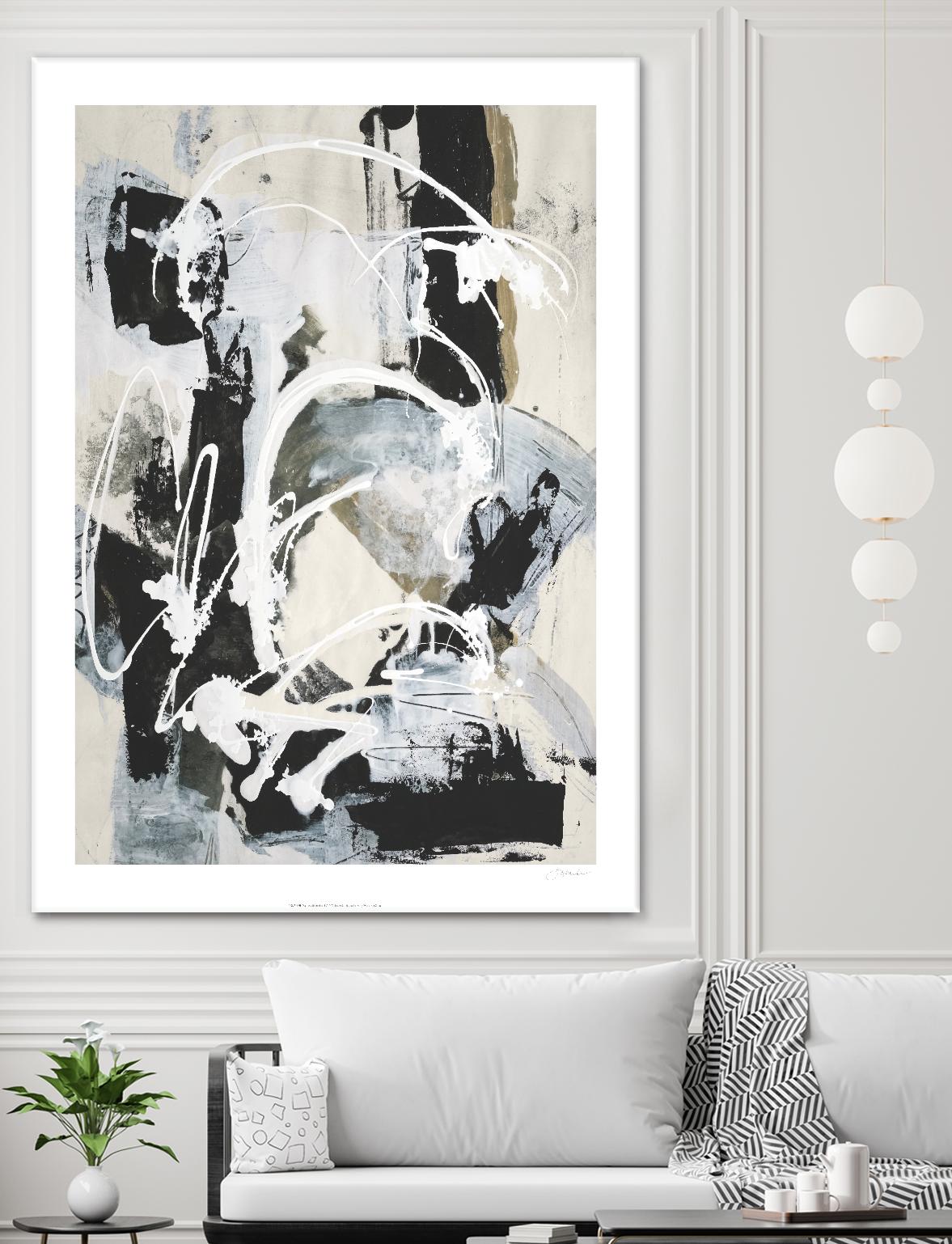 Nature's Winterland I by Joyce Combs on GIANT ART - white abstract abstract
