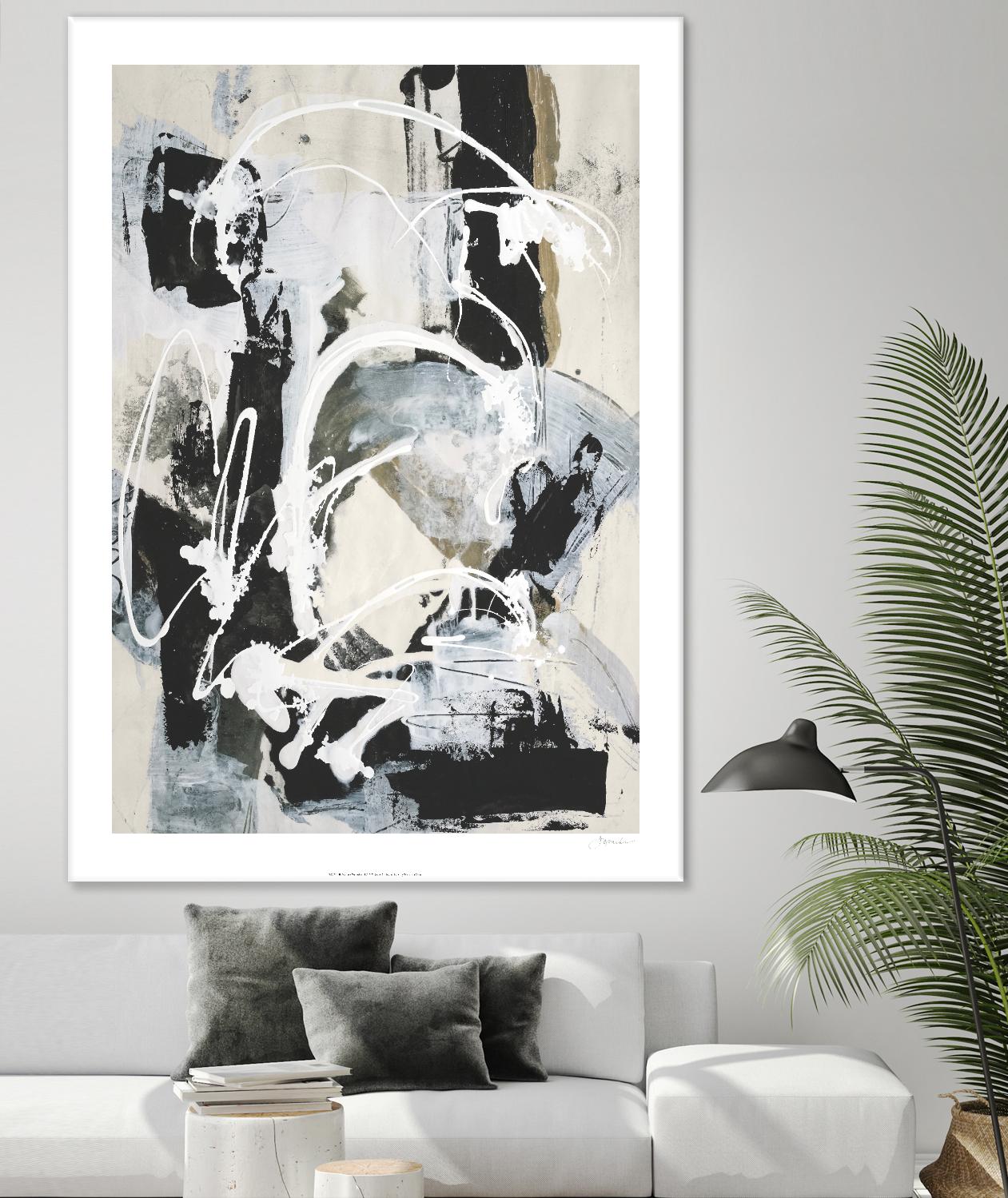 Nature's Winterland I by Joyce Combs on GIANT ART - white abstract abstract