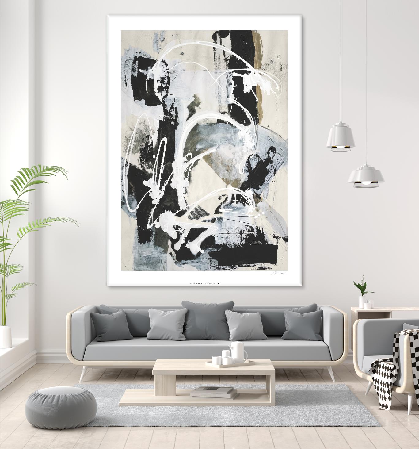 Nature's Winterland I by Joyce Combs on GIANT ART - white abstract abstract
