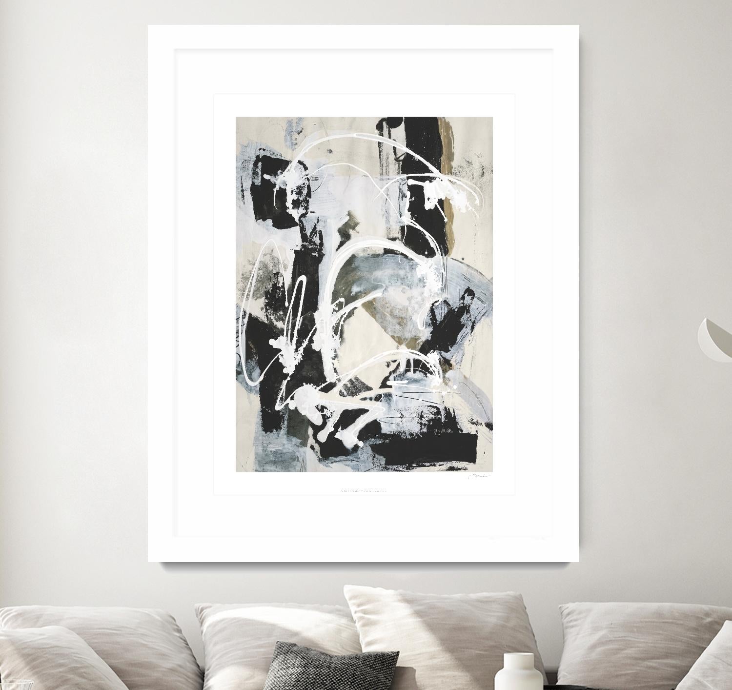 Nature's Winterland I by Joyce Combs on GIANT ART - white abstract abstract
