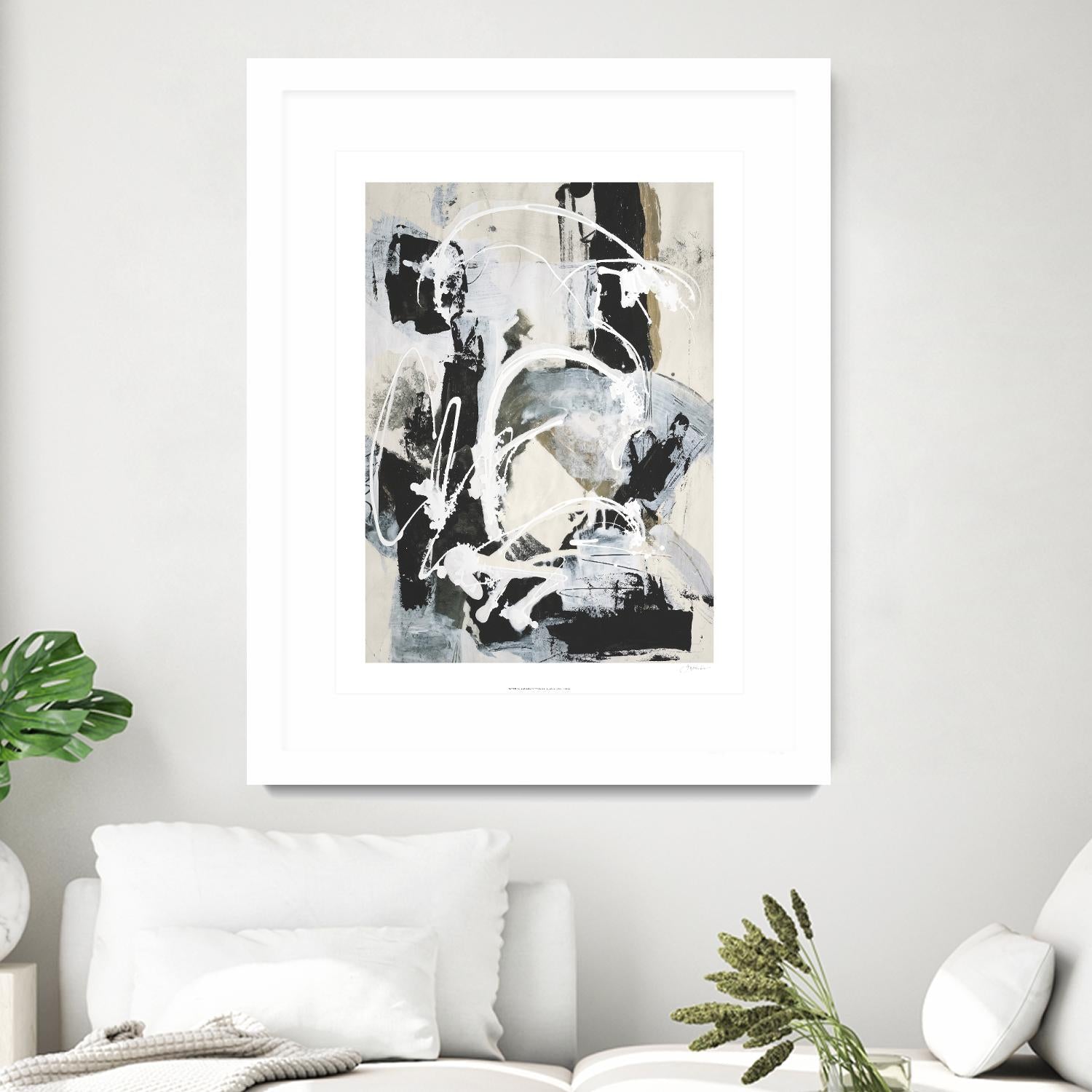 Nature's Winterland I by Joyce Combs on GIANT ART - white abstract abstract