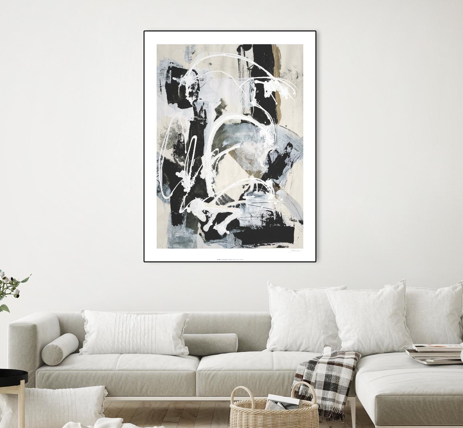Nature's Winterland I by Joyce Combs on GIANT ART - white abstract abstract