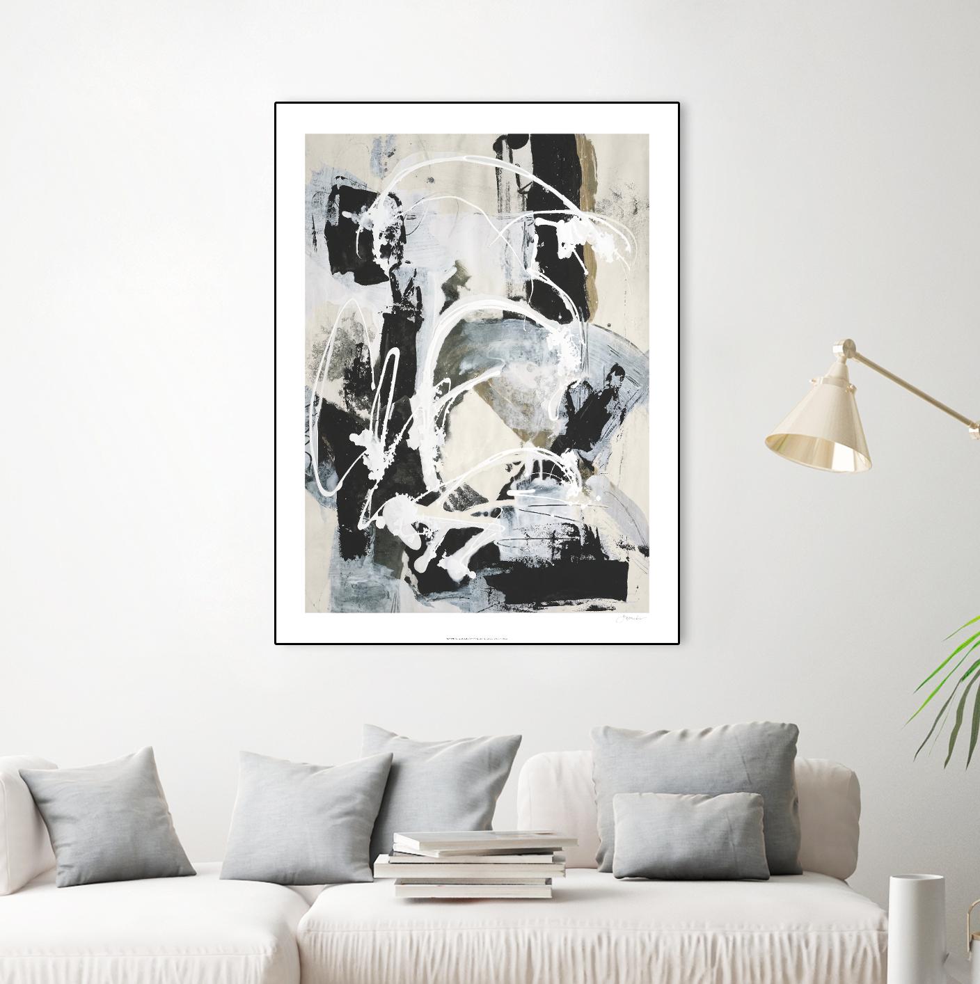 Nature's Winterland I by Joyce Combs on GIANT ART - white abstract abstract
