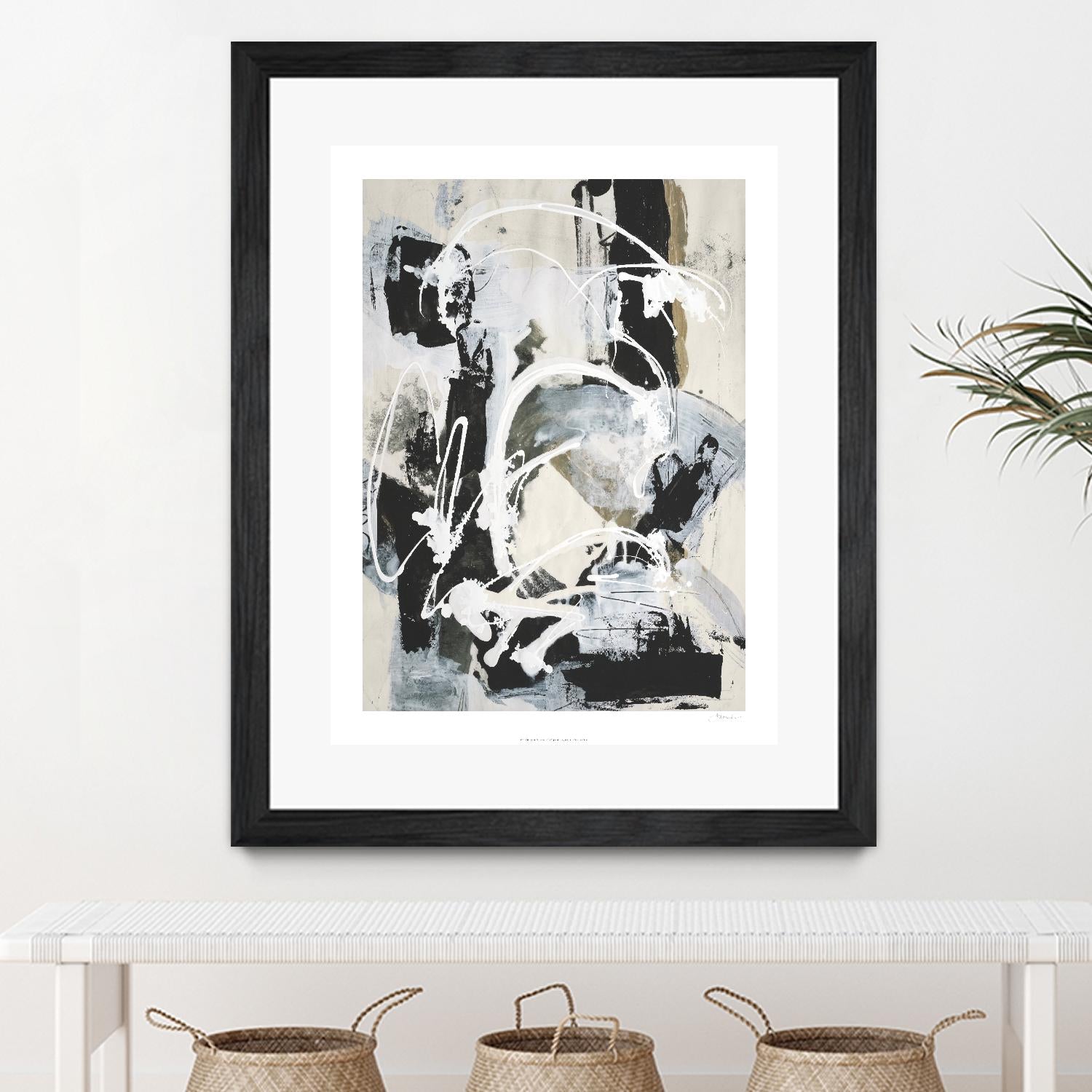 Nature's Winterland I by Joyce Combs on GIANT ART - white abstract abstract