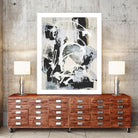 Nature's Winterland I by Joyce Combs on GIANT ART - white abstract abstract