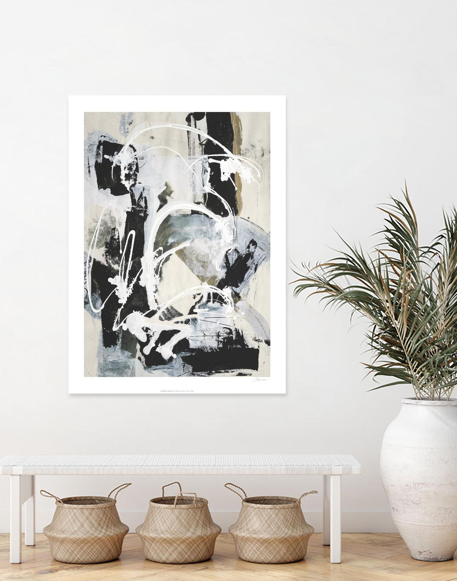 Nature's Winterland I by Joyce Combs on GIANT ART - white abstract abstract