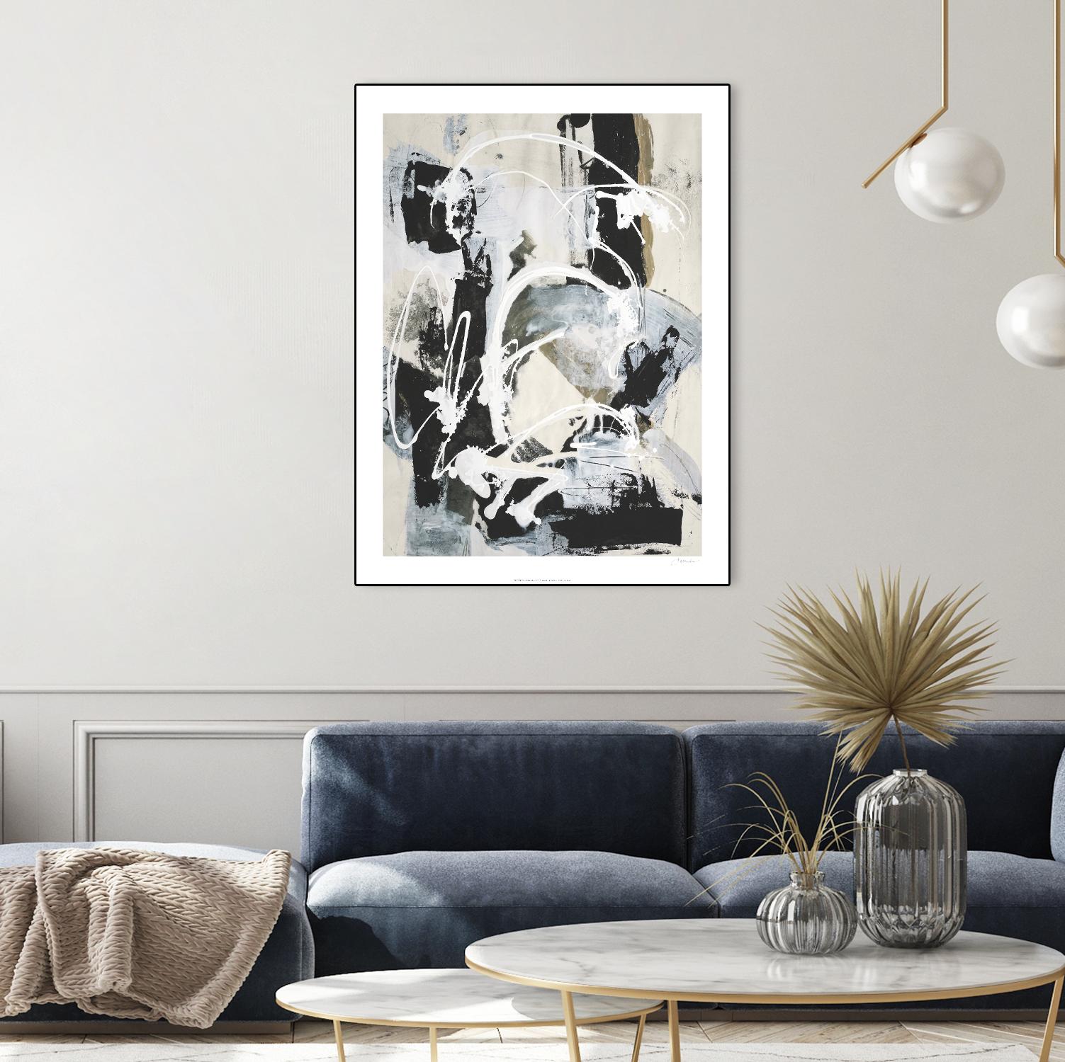 Nature's Winterland I by Joyce Combs on GIANT ART - white abstract abstract