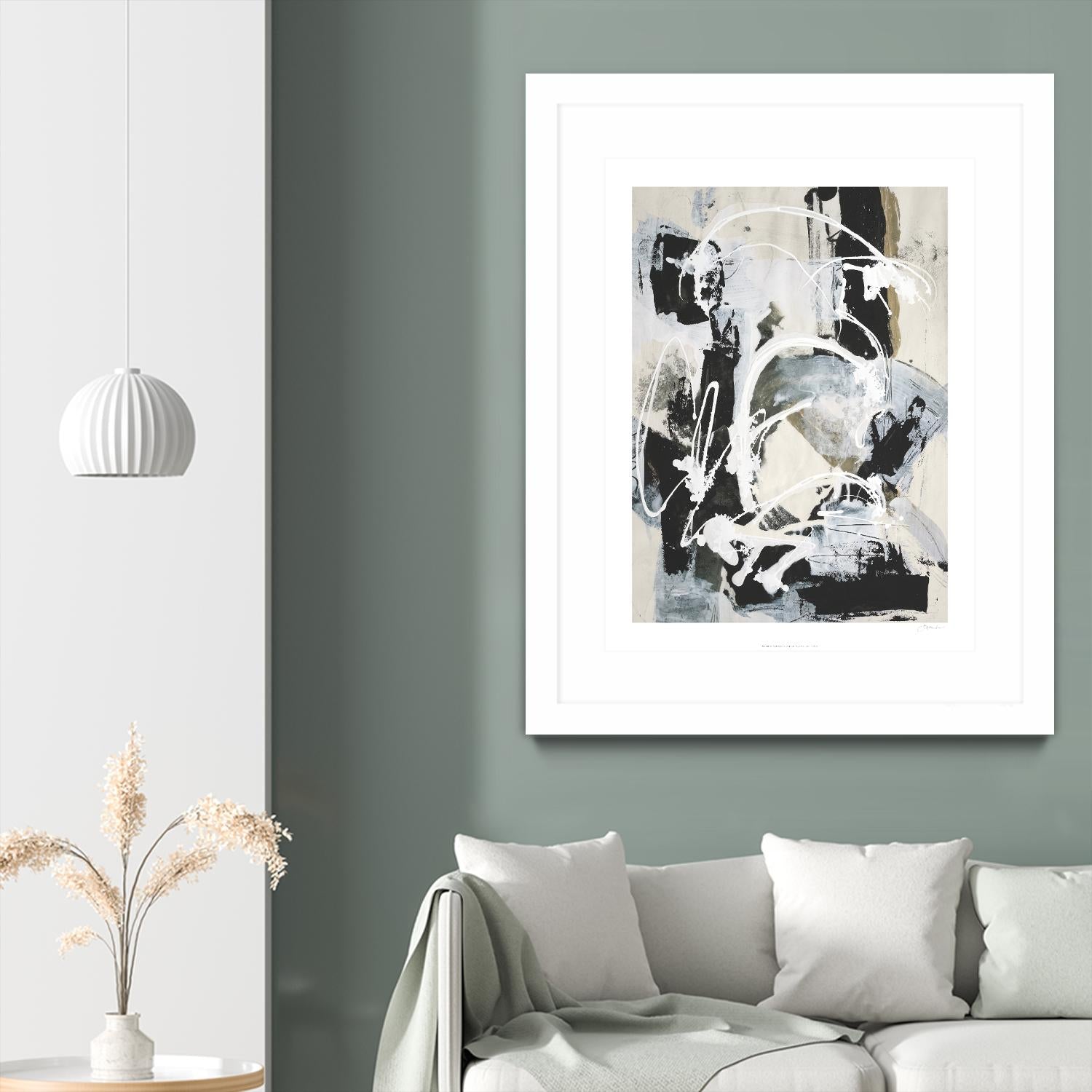 Nature's Winterland I by Joyce Combs on GIANT ART - white abstract abstract
