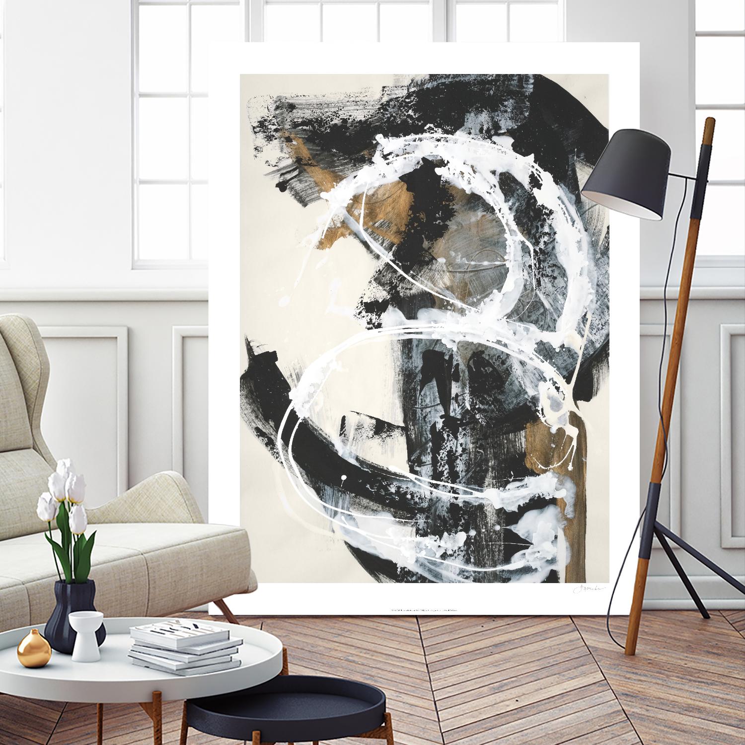 Nature's Winterland II by Joyce Combs on GIANT ART - white abstract abstract