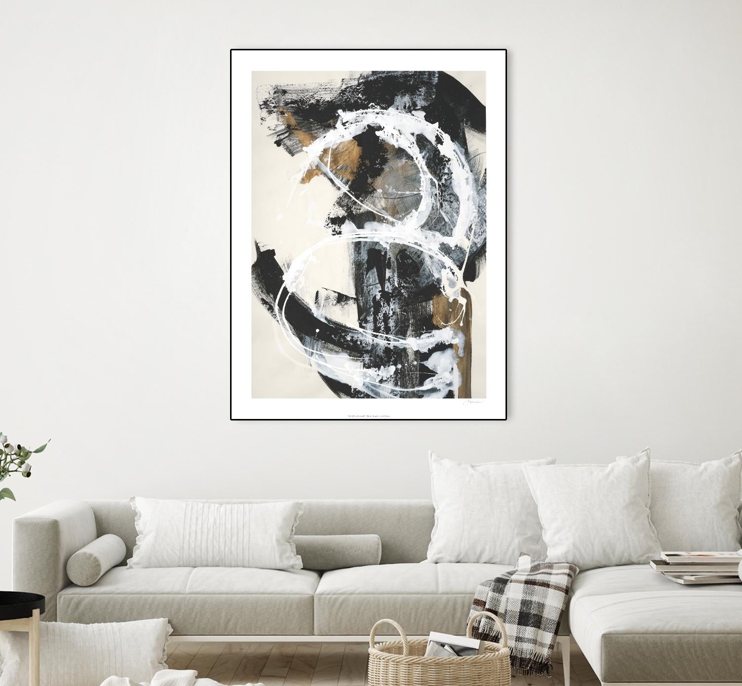 Nature's Winterland II by Joyce Combs on GIANT ART - white abstract abstract