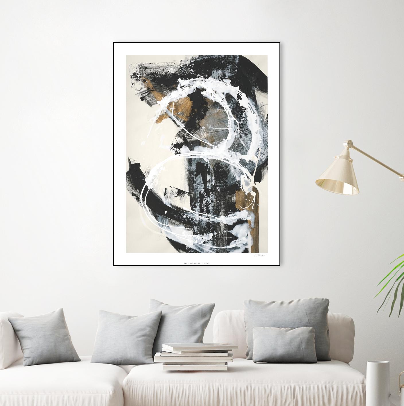 Nature's Winterland II by Joyce Combs on GIANT ART - white abstract abstract