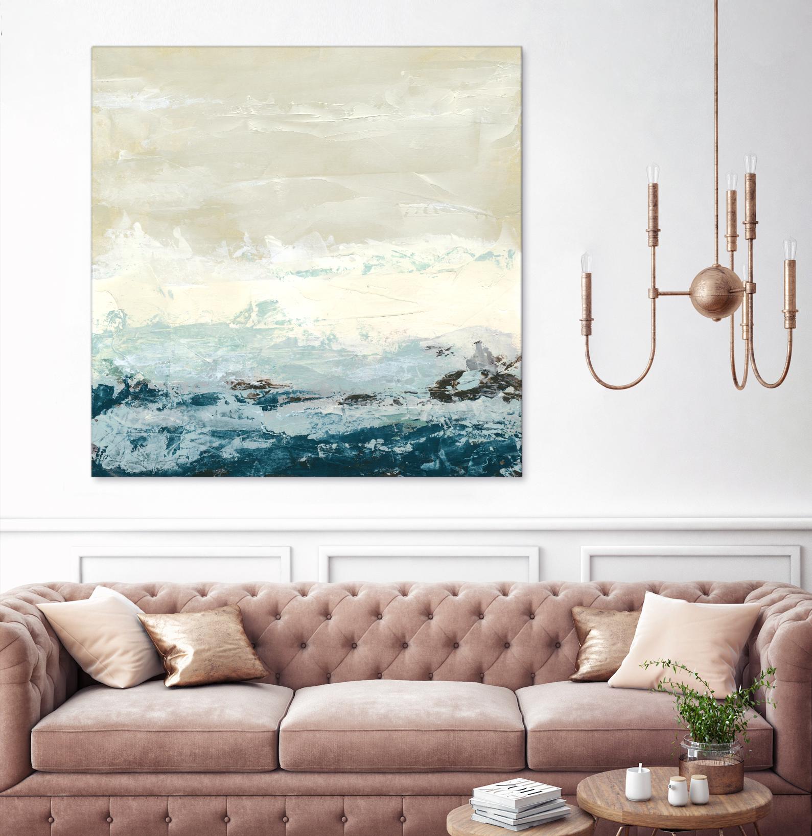 Coastal Currents I by June Erica Vess on GIANT ART - blue abstract