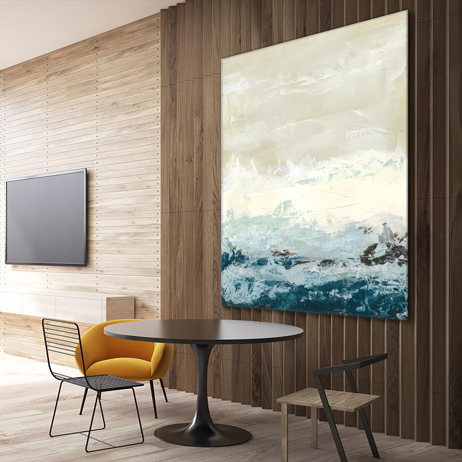 Coastal Currents I by June Erica Vess on GIANT ART - blue abstract