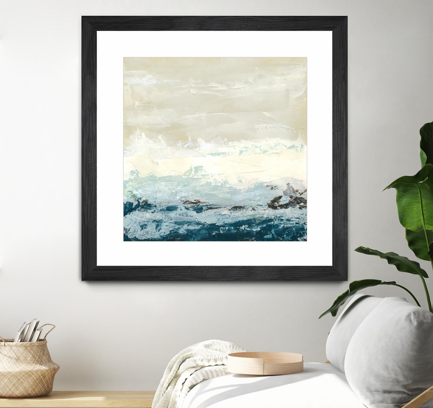 Coastal Currents I by June Erica Vess on GIANT ART - blue abstract