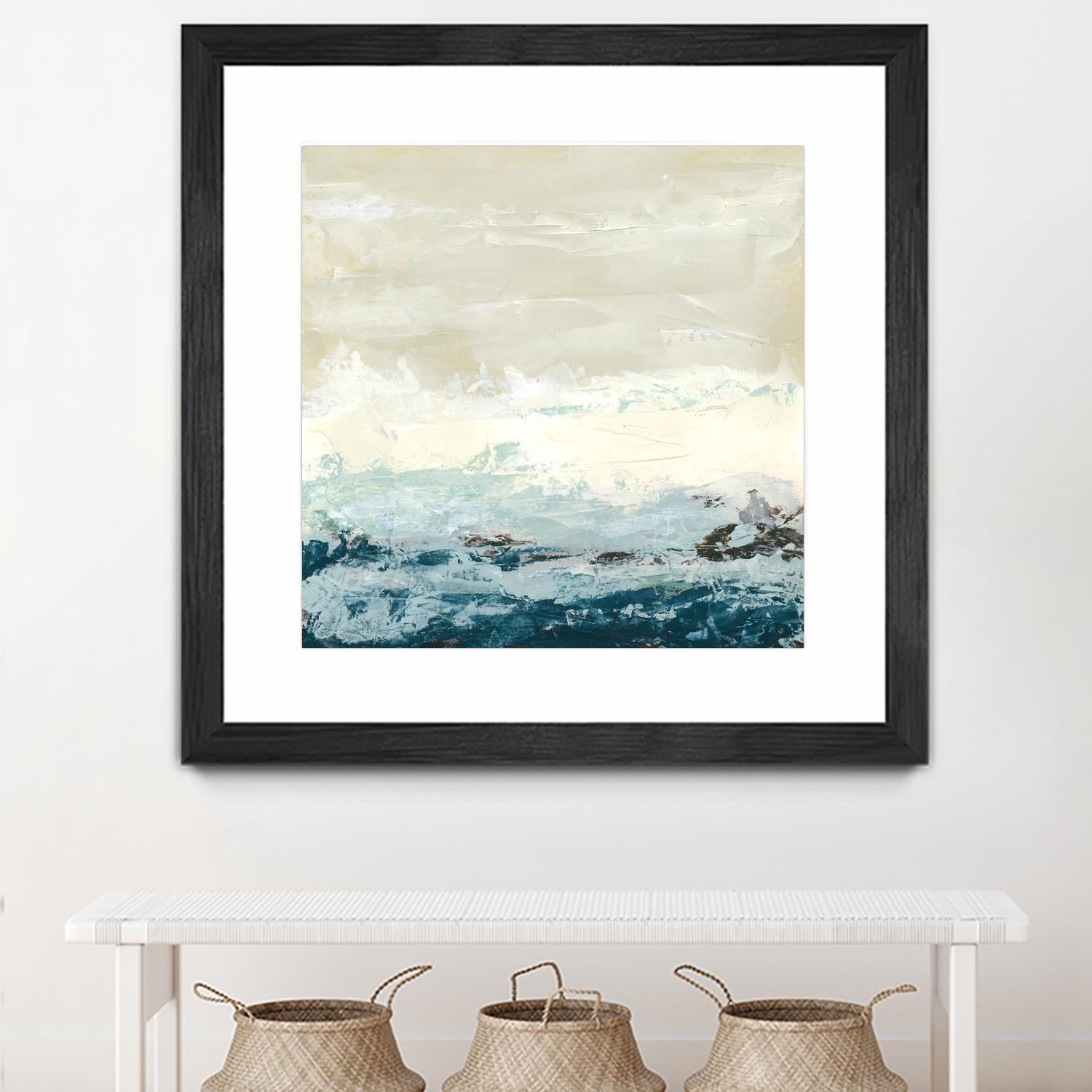 Coastal Currents I by June Erica Vess on GIANT ART - blue abstract
