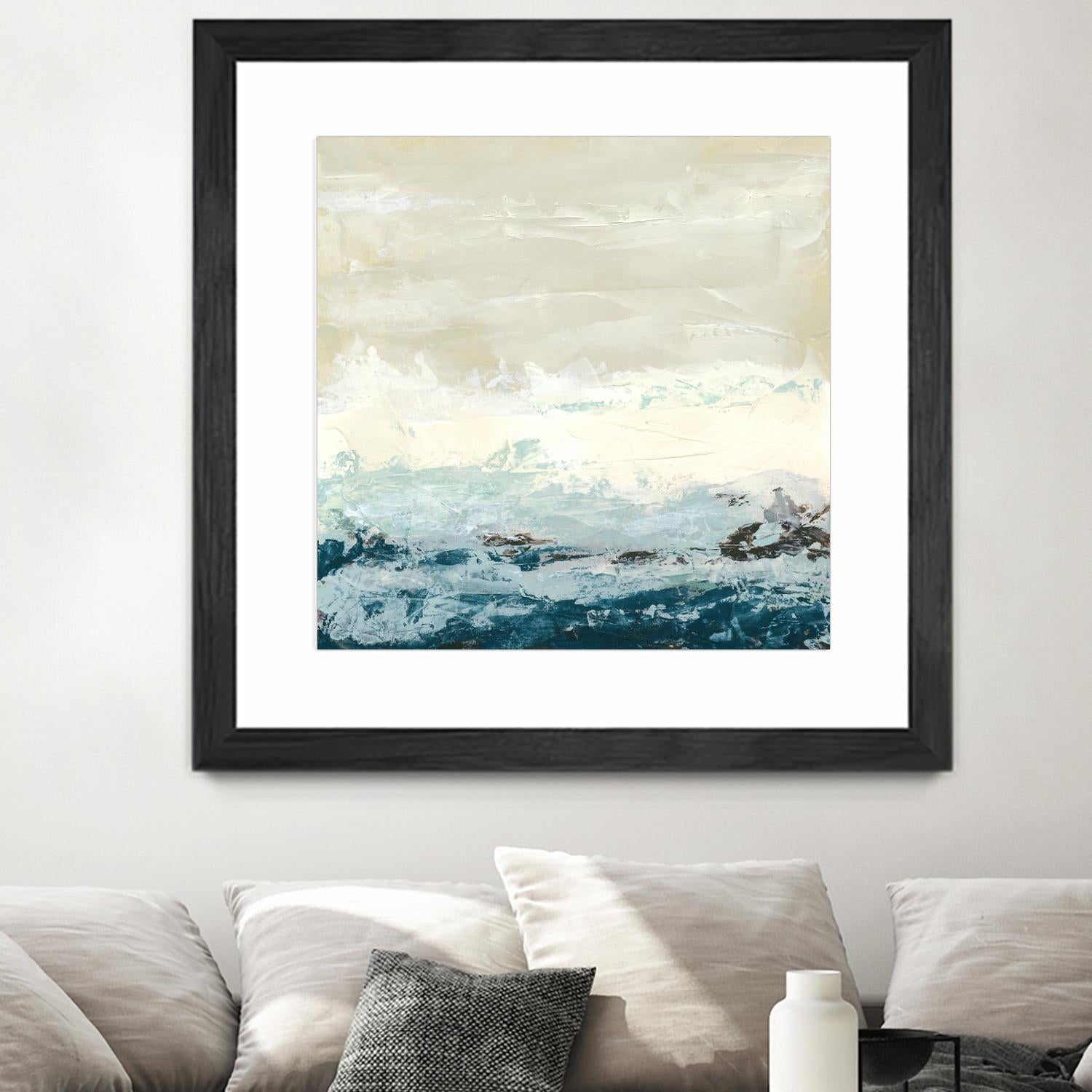 Coastal Currents I by June Erica Vess on GIANT ART - blue abstract