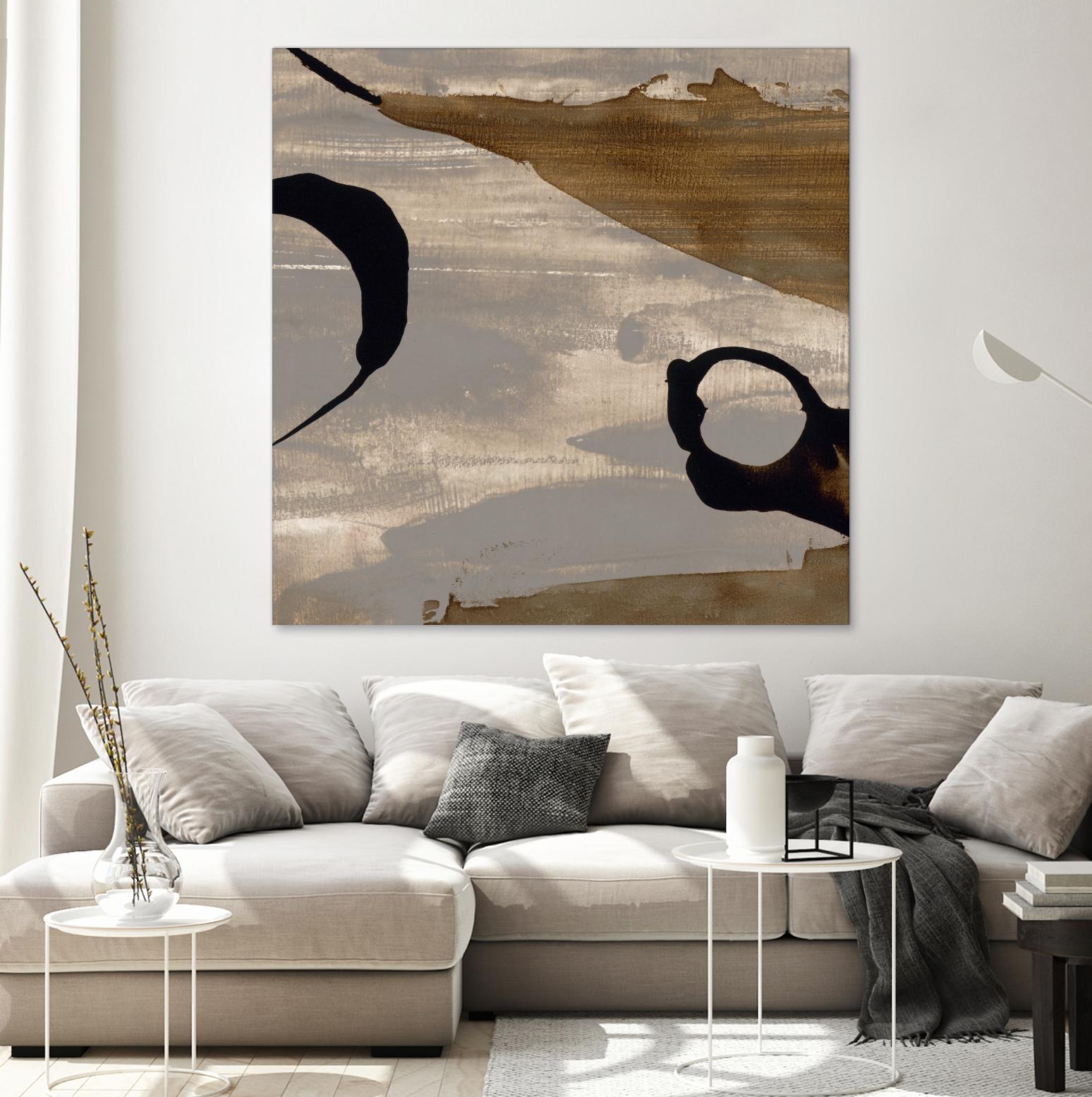 Gossamer II by Sisa Jasper on GIANT ART - brown abstract