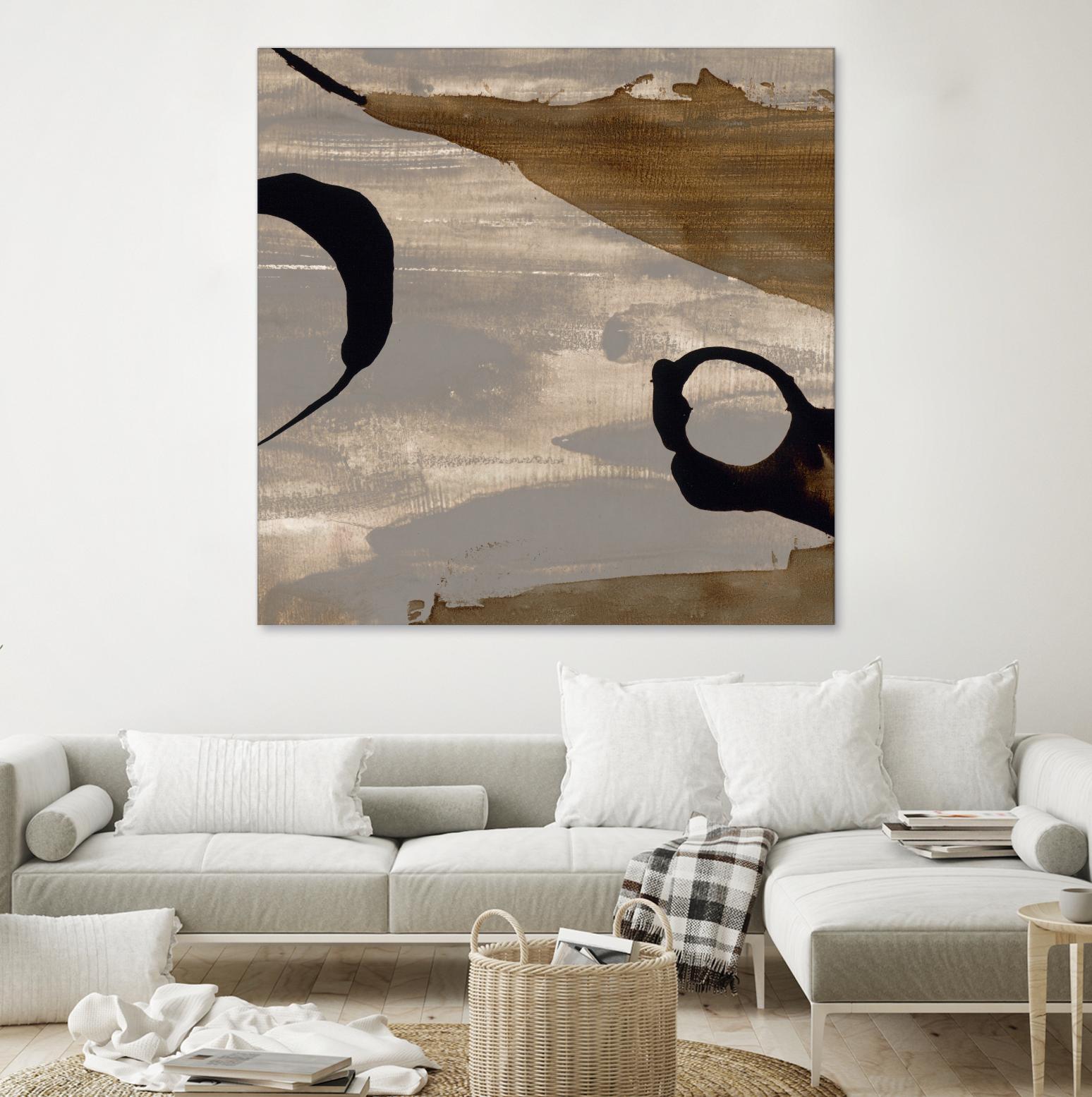 Gossamer II by Sisa Jasper on GIANT ART - brown abstract