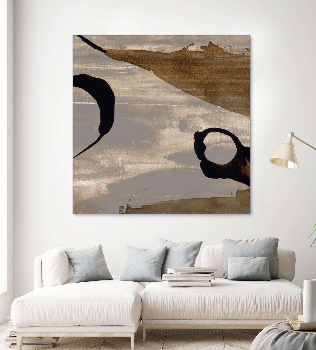 Gossamer II by Sisa Jasper on GIANT ART - brown abstract