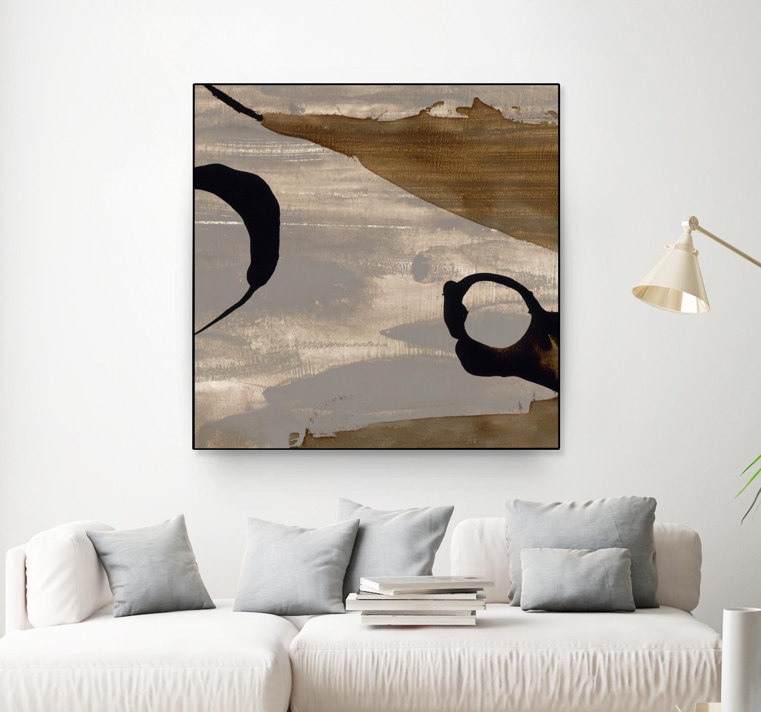 Gossamer II by Sisa Jasper on GIANT ART - brown abstract